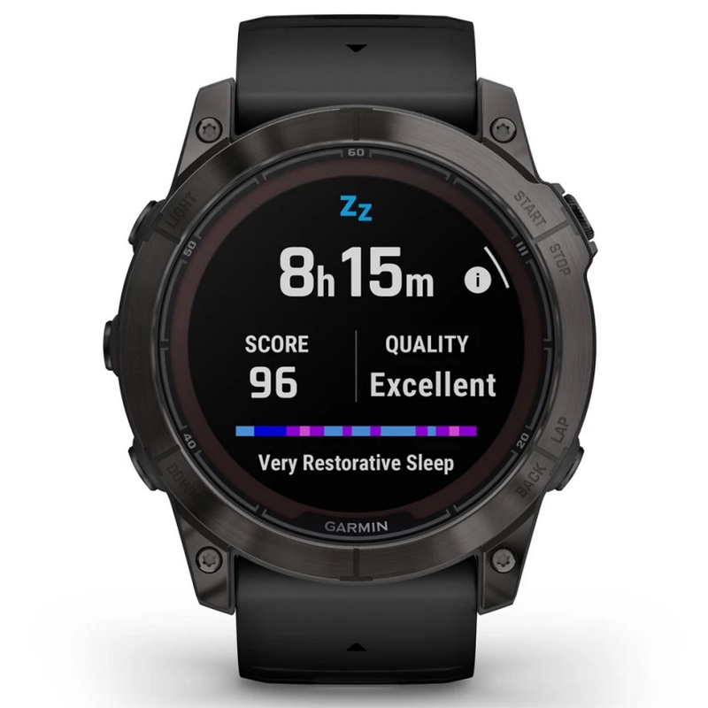 Умные часы Garmin fenix 7X Pro – Sapphire Solar Edition Carbon Grey DLC Titanium with Black Band (010-02778-11)