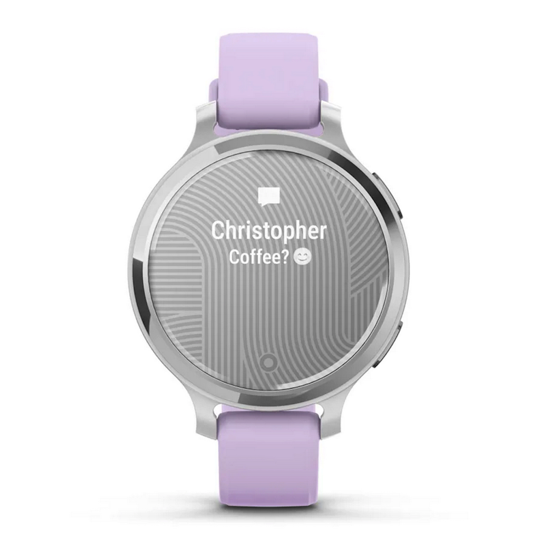 Умные часы Garmin Lily 2 Active Silver with Purple Jasmine Silicone Band (010-02891-01)
