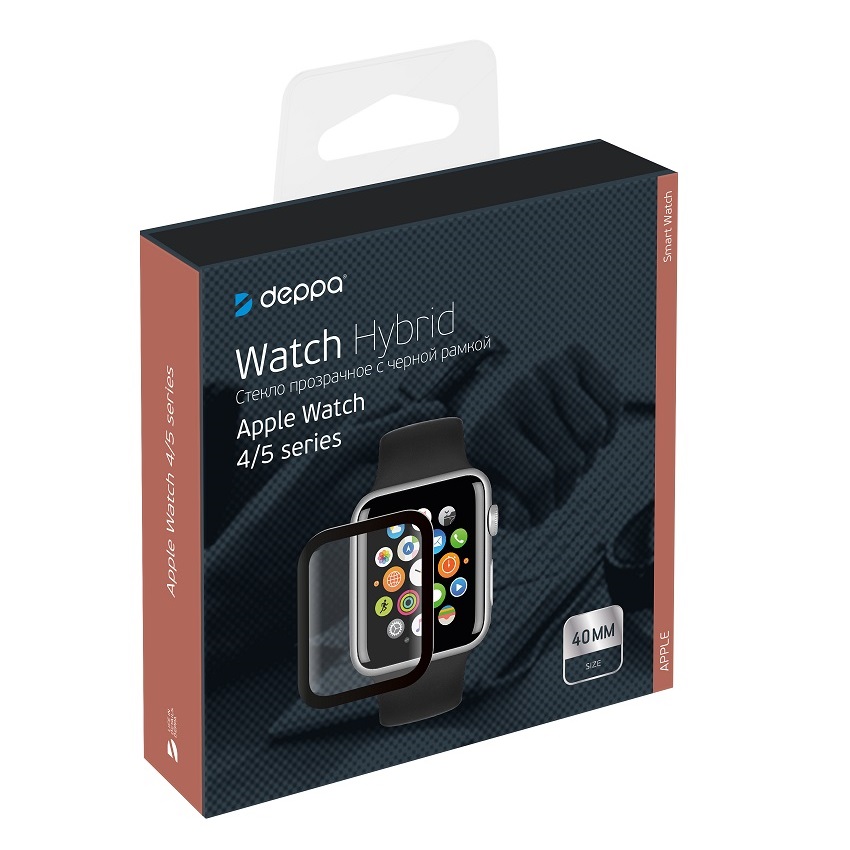 Стекло защитное Deppa  для Apple Watch 40mm