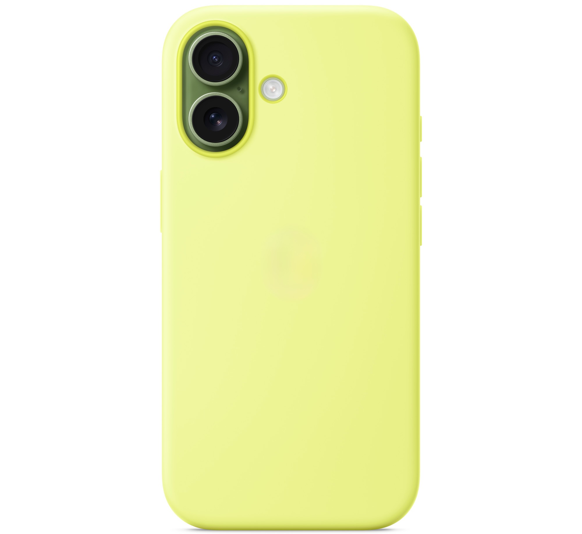 Силиконовый чехол Naturally Silicone Case with MagSafe Neon Yellow для iPhone 17