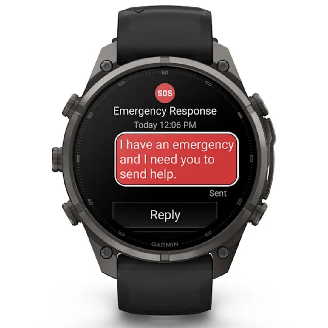 Умные часы Garmin fenix 9 Pro - 47 mm inReach Carbon Gray DLC Titanium with Black/Pebble Grey Silicone Band (010-04336-11)