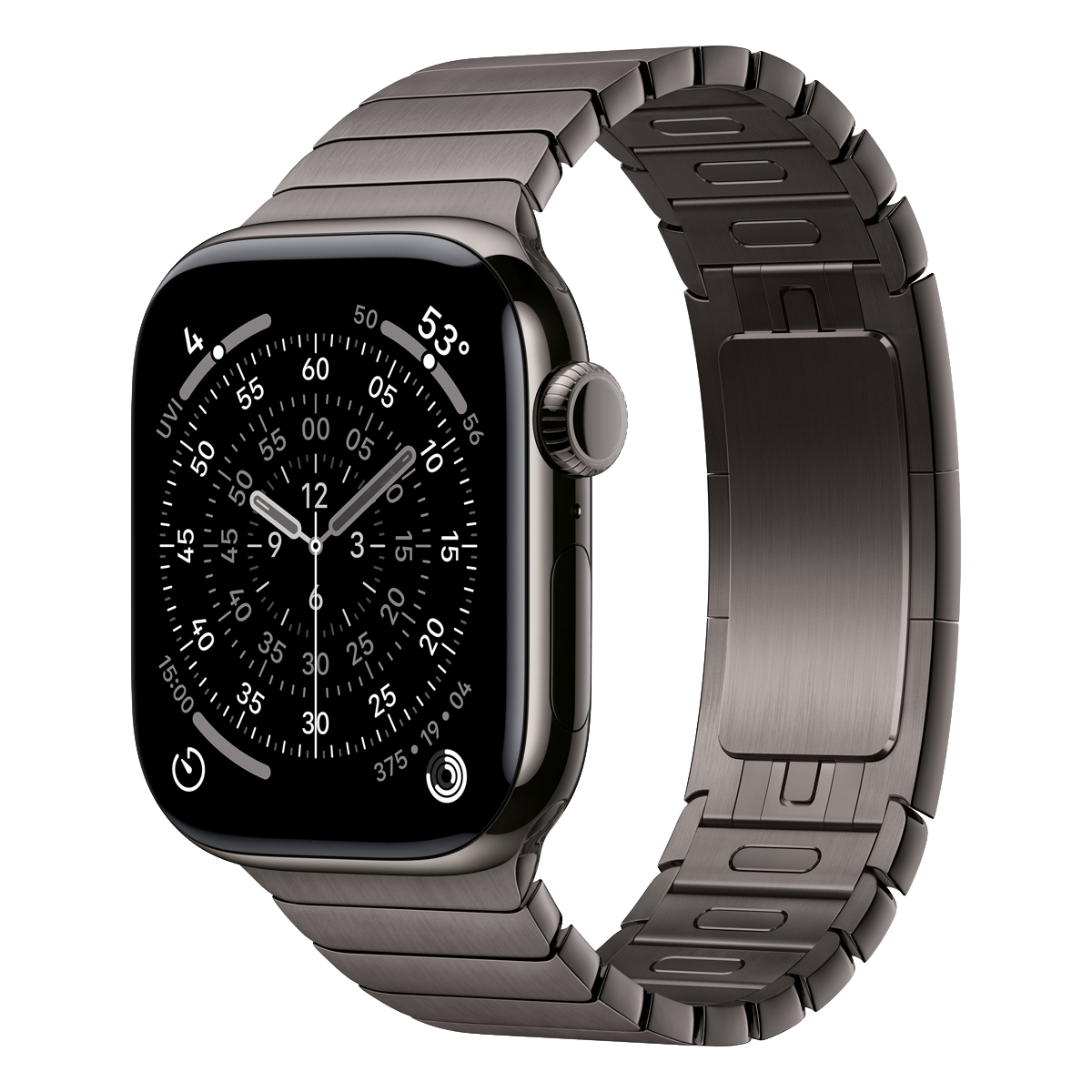 Умные часы Apple Watch Series 11 GPS + Cellular, 42mm Slate Titanium Case with Slate Link Bracelet