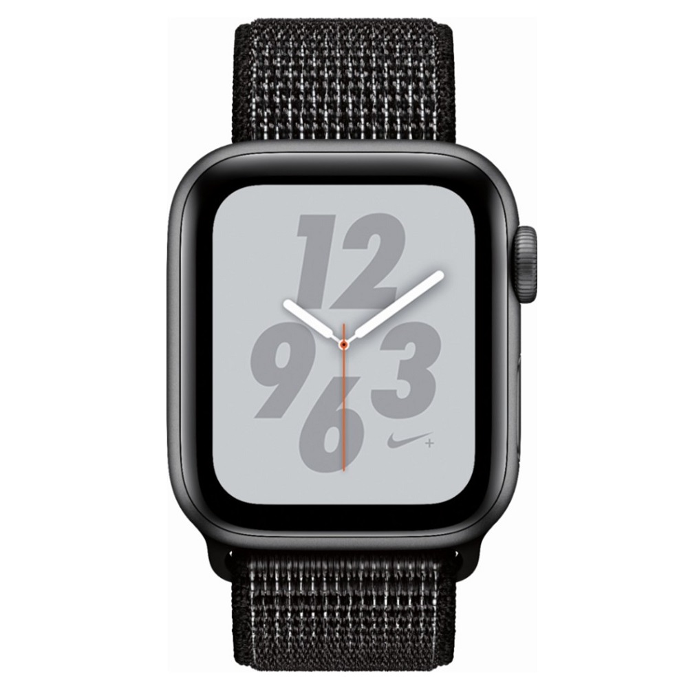 Часы Apple Watch Series 4 GPS 40mm (Space Gray Aluminum Case with Black Nike Sport Loop) (MU7G2)