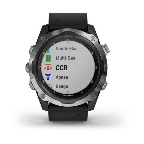 Умные часы Garmin Descent Mk2 Stainless Steel with Black Band (010-02132-10)
