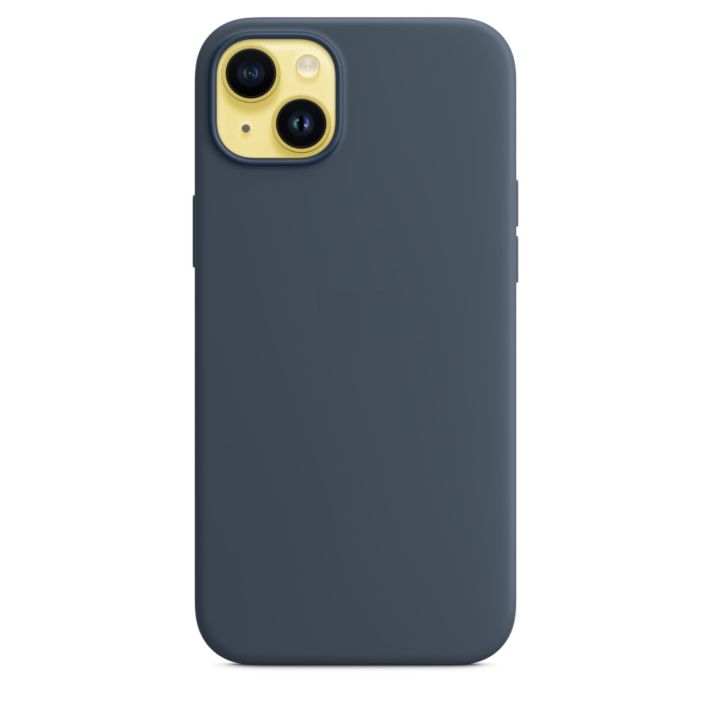Силиконовый чехол Naturally Silicone Case with MagSafe Storm Blue для iPhone 14 Plus