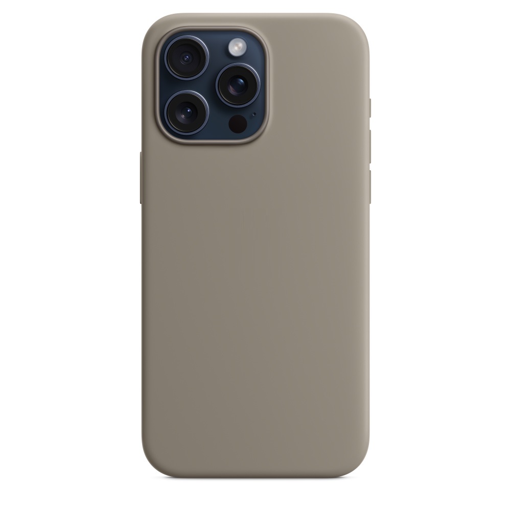 Силиконовый чехол Naturally Silicone Case with MagSafe Clay для iPhone 15 Pro Max