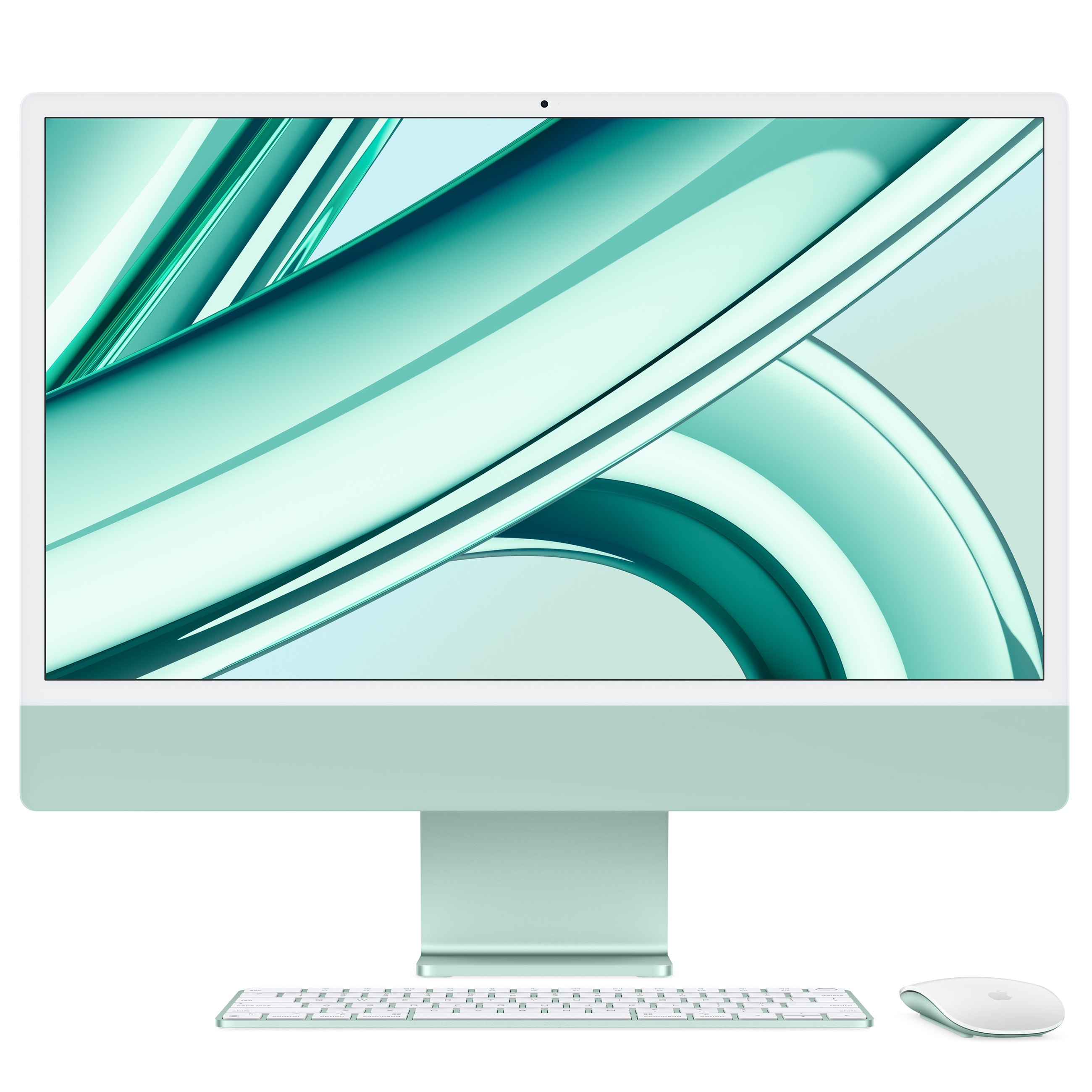 Моноблок Apple iMac 24 4.5K 2023 Green (MQRP3RU/A) M3/8GB/512GB SSD/Apple graphics 10-core/Wi-Fi/BT/MacOS