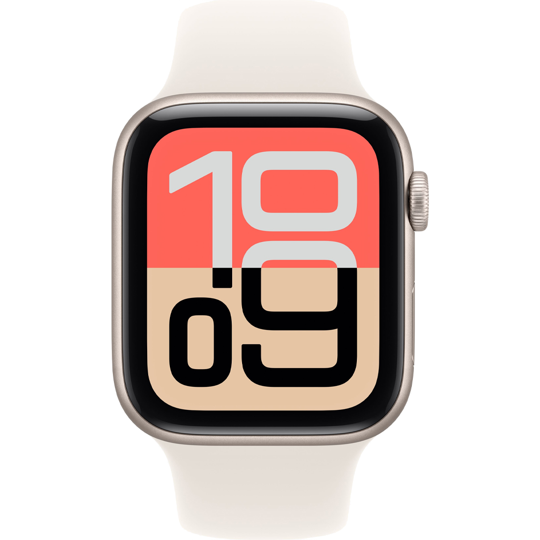 Умные часы Apple Watch SE 3 GPS, 44mm Starlight Aluminum Case with Starlight Sport Band - M/L