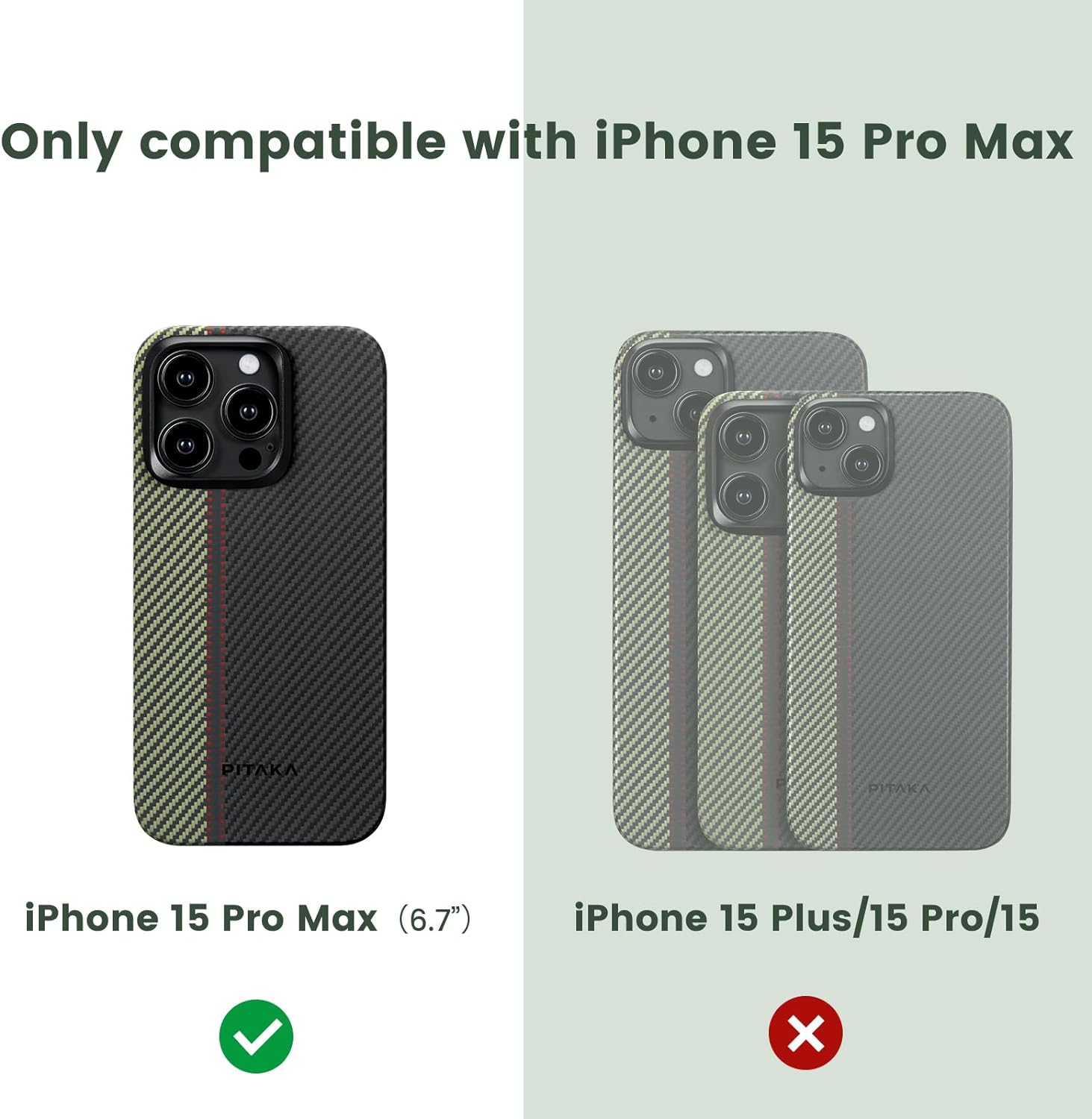 Чехол Pitaka MagEZ Case 4 для iPhone 15 Pro Max (6.7) Overture