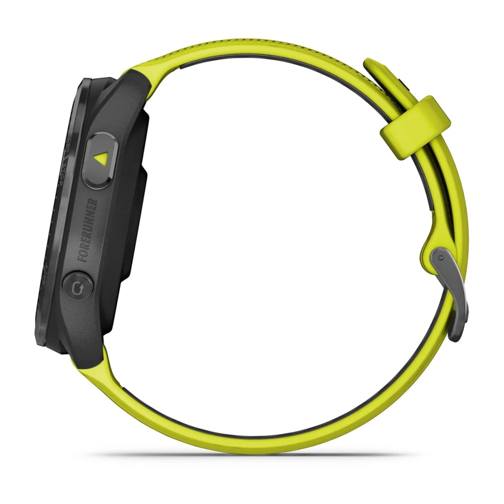 Умные часы Garmin Forerunner 965 Carbon Grey DLC Titanium Bezel with Black Case and Amp Yellow/Black Silicone Band (010-02809-12)