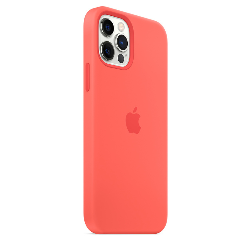 Силиконовый чехол Apple iPhone 12/12 Pro Silicone Case with MagSafe - Pink Citrus (MHL03ZE/A) для iPhone 12/12 Pro