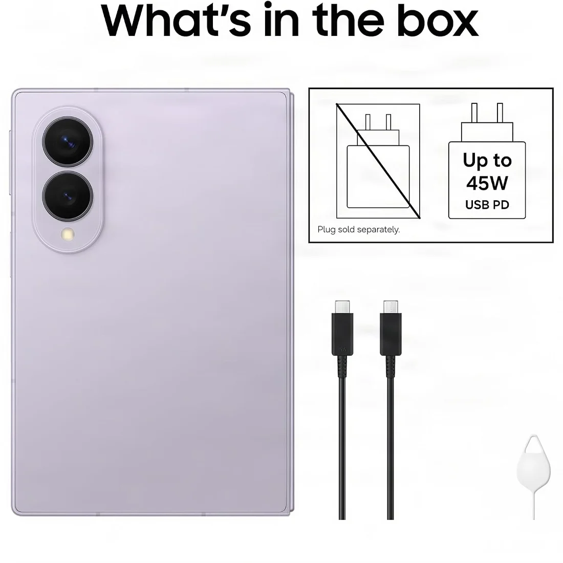 Смартфон Samsung Galaxy Z Fold8 12/512GB Lavender (SM-F971B)