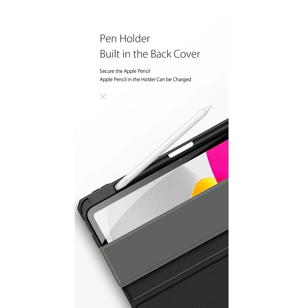 Чехол-книжка Dux Ducis для iPad 10.9 (2022) Domo Toby Series Black