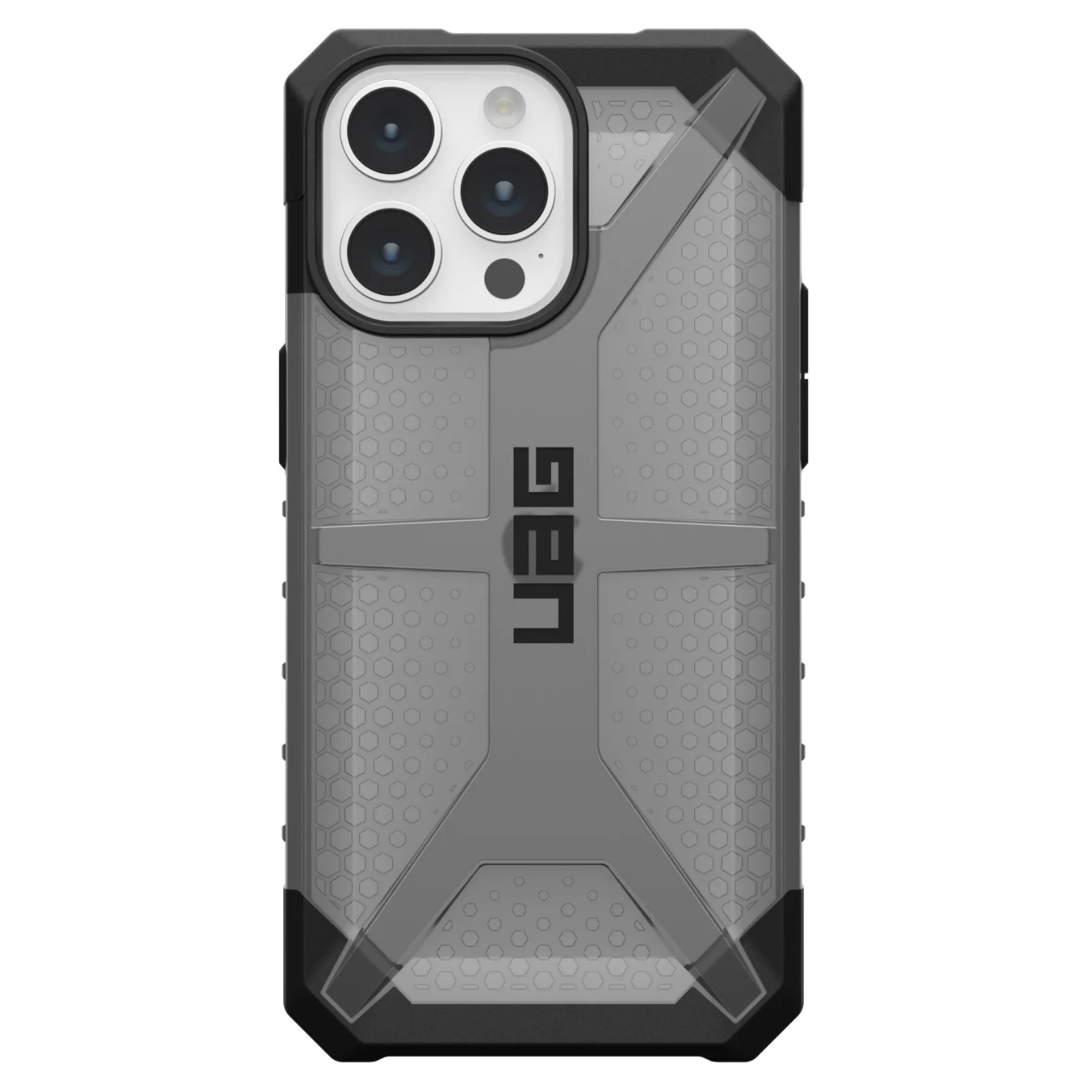 Противоударный защитный чехол UAG Plasma для iPhone 15 Pro Max (6.7) Ash