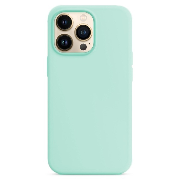 Силиконовый чехол Naturally Silicone Case Mint для iPhone 13 Pro Max