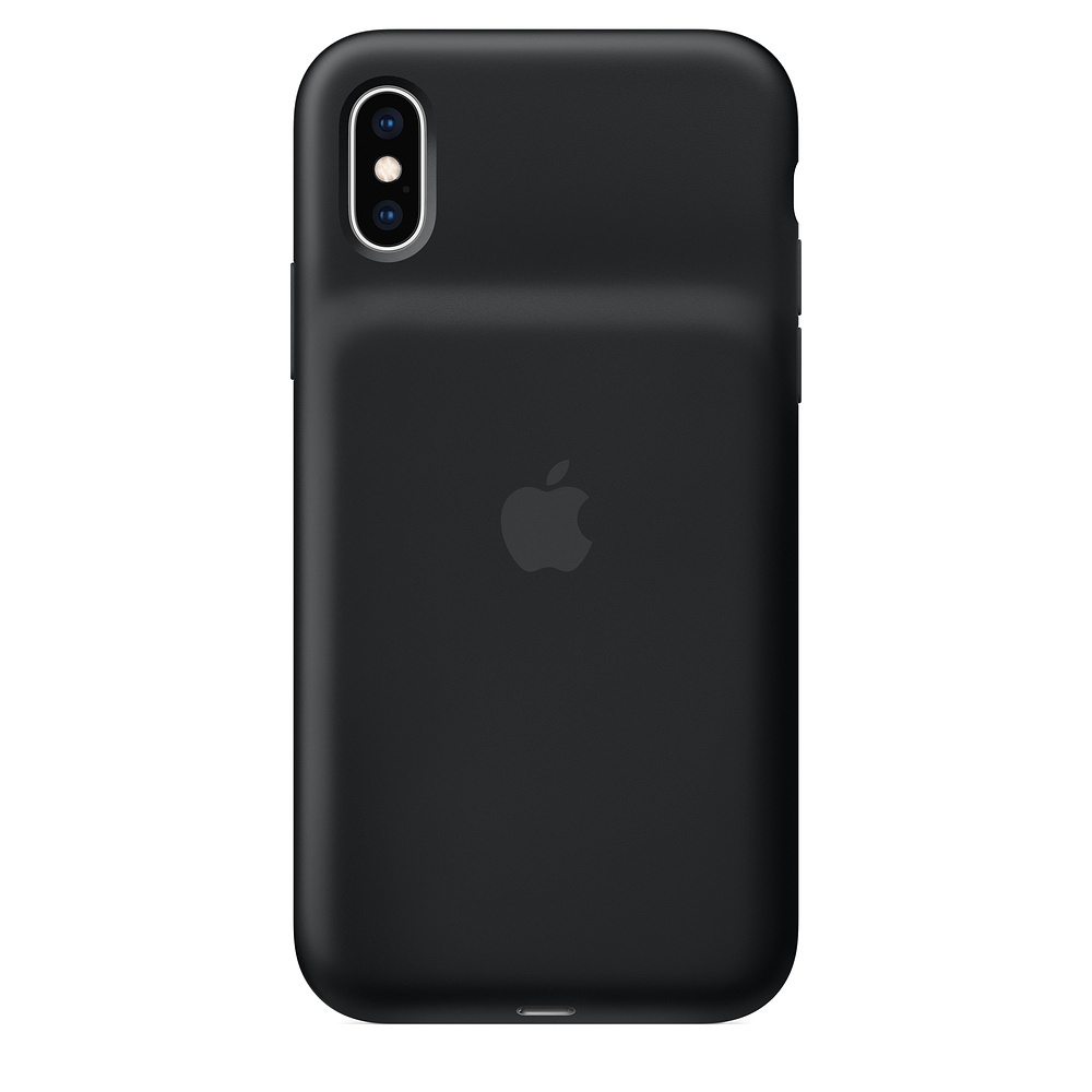 Силиконовый чехол-аккумулятор Apple iPhone XS Smart Battery Case Black (MRXK2ZM/A) для iPhone Xs