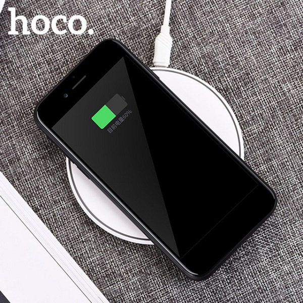 Беспроводное зарядное устройство Hoco CW6 Easy Wireless Charger White