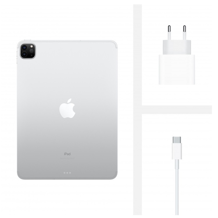 Планшет Apple iPad Pro 11 (2020) 512Gb Wi-Fi + Cellular Silver