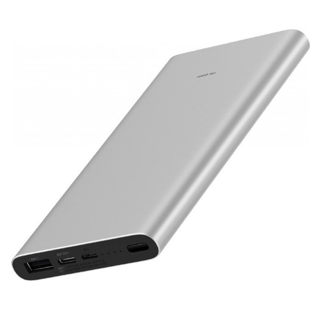 Аккумулятор внешний универсальный Xiaomi Mi Power Bank 3 (10000 mAh) Silver