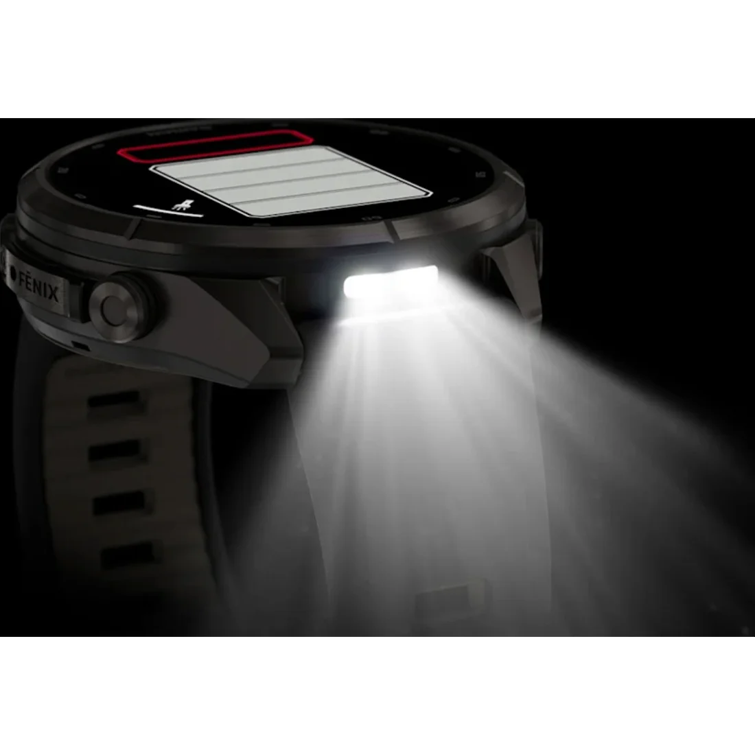 Умные часы Garmin fenix 9 Pro - 43 mm inReach Carbon Gray DLC Titanium with Black/Pebble Grey Silicone Band (010-04335-11)