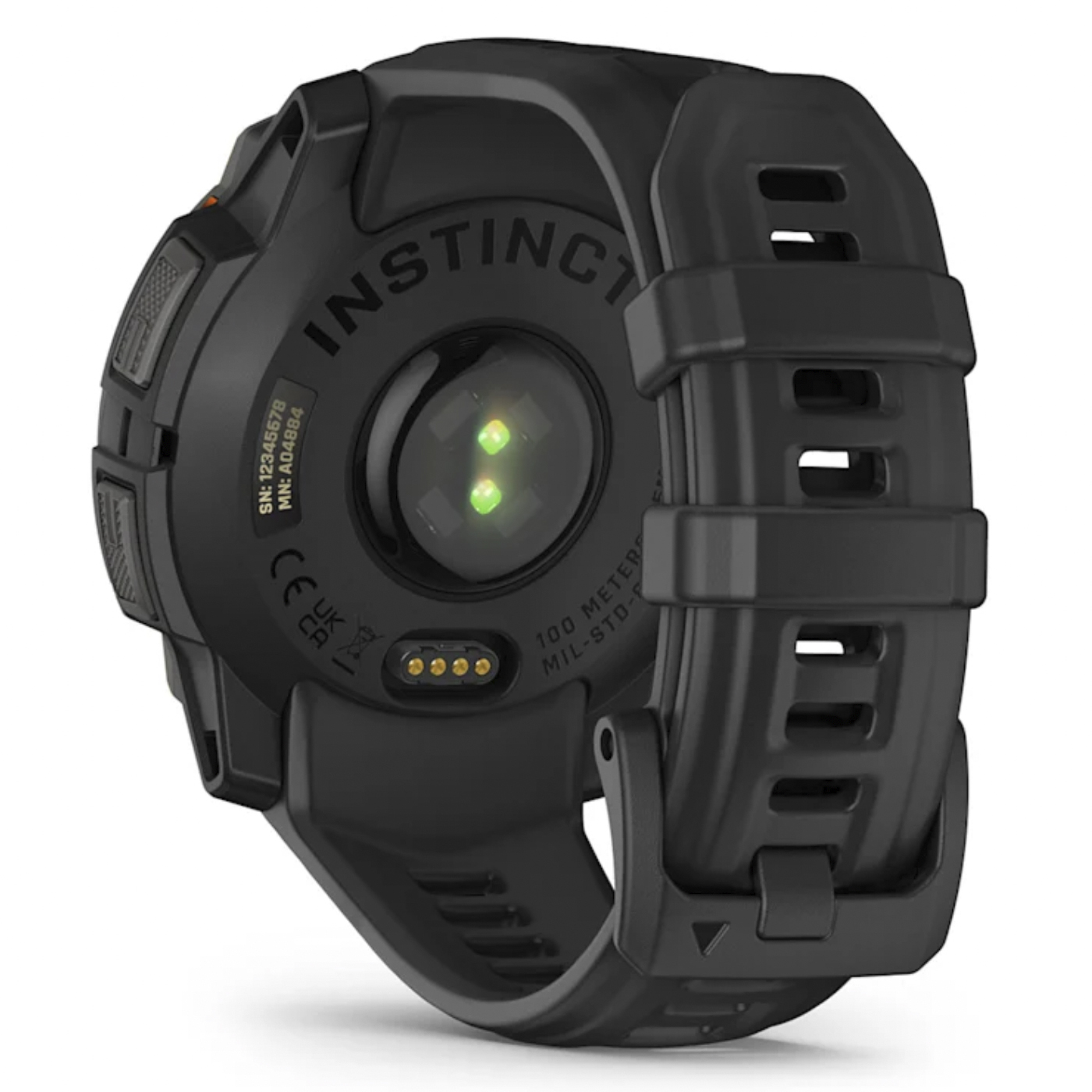 Умные часы Garmin Instinct 3 – 45 mm, Solar Black with black band (010-02934-00)