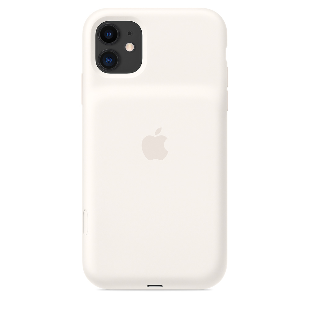 Силиконовый чехол-аккумулятор Apple Smart Battery Case Soft White (MWVJ2ZM/A) для iPhone 11