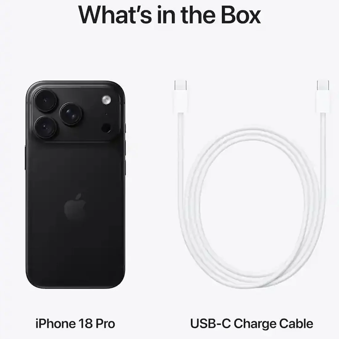 Смартфон Apple iPhone 18 Pro 2TB Black (nano SIM + eSIM)