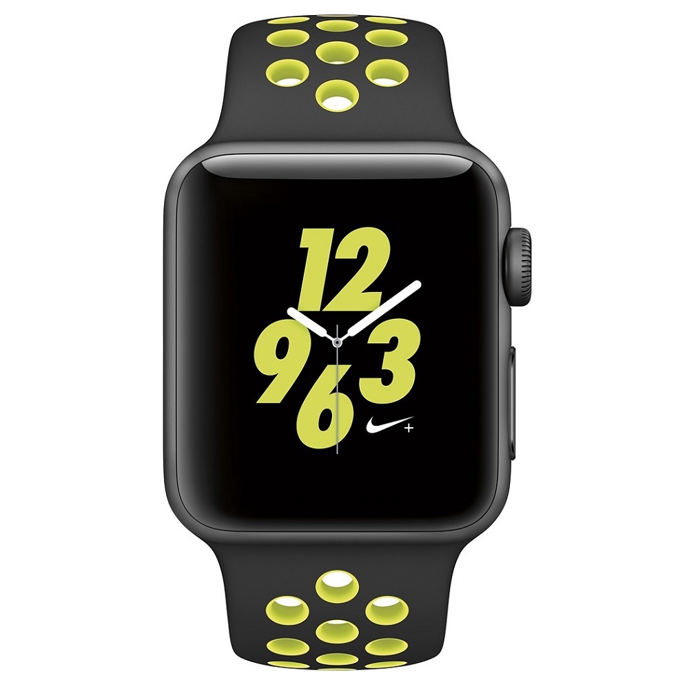 Часы Apple Watch Series 2 38mm (Space Gray Aluminum Case with Black/Volt Nike Sport Band)
