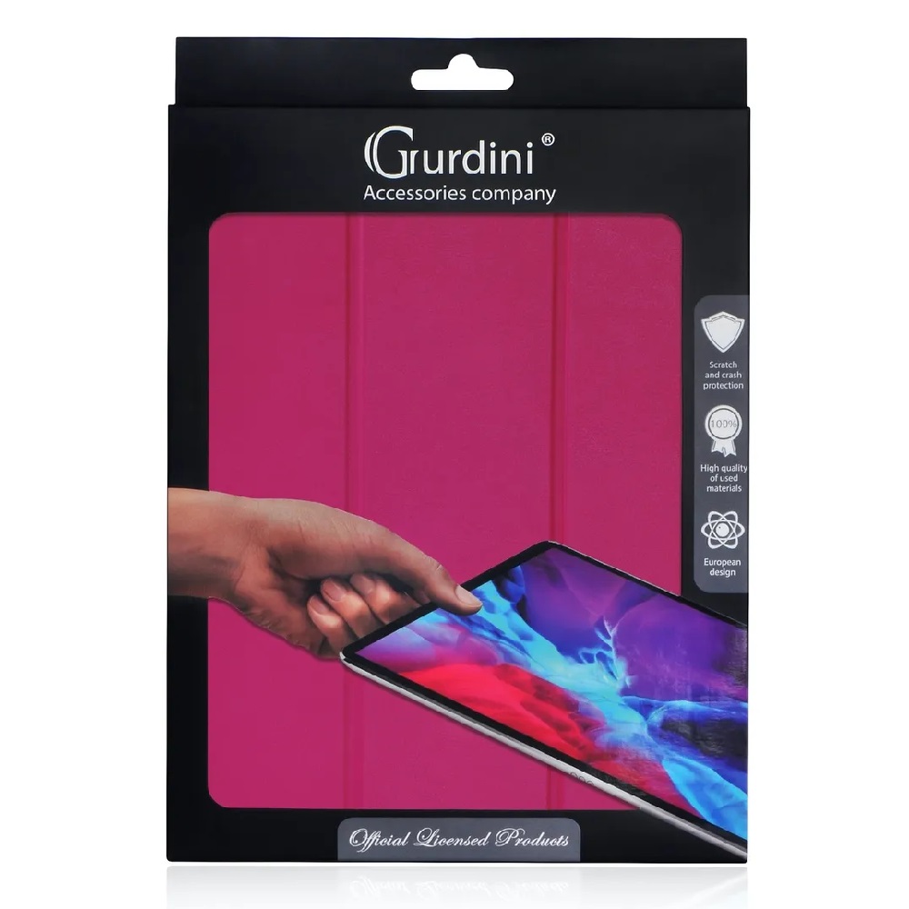 Чехол-книжка Gurdini Leather Series (pen slot) для iPad Pro 11 (2020-2022) Rose Red
