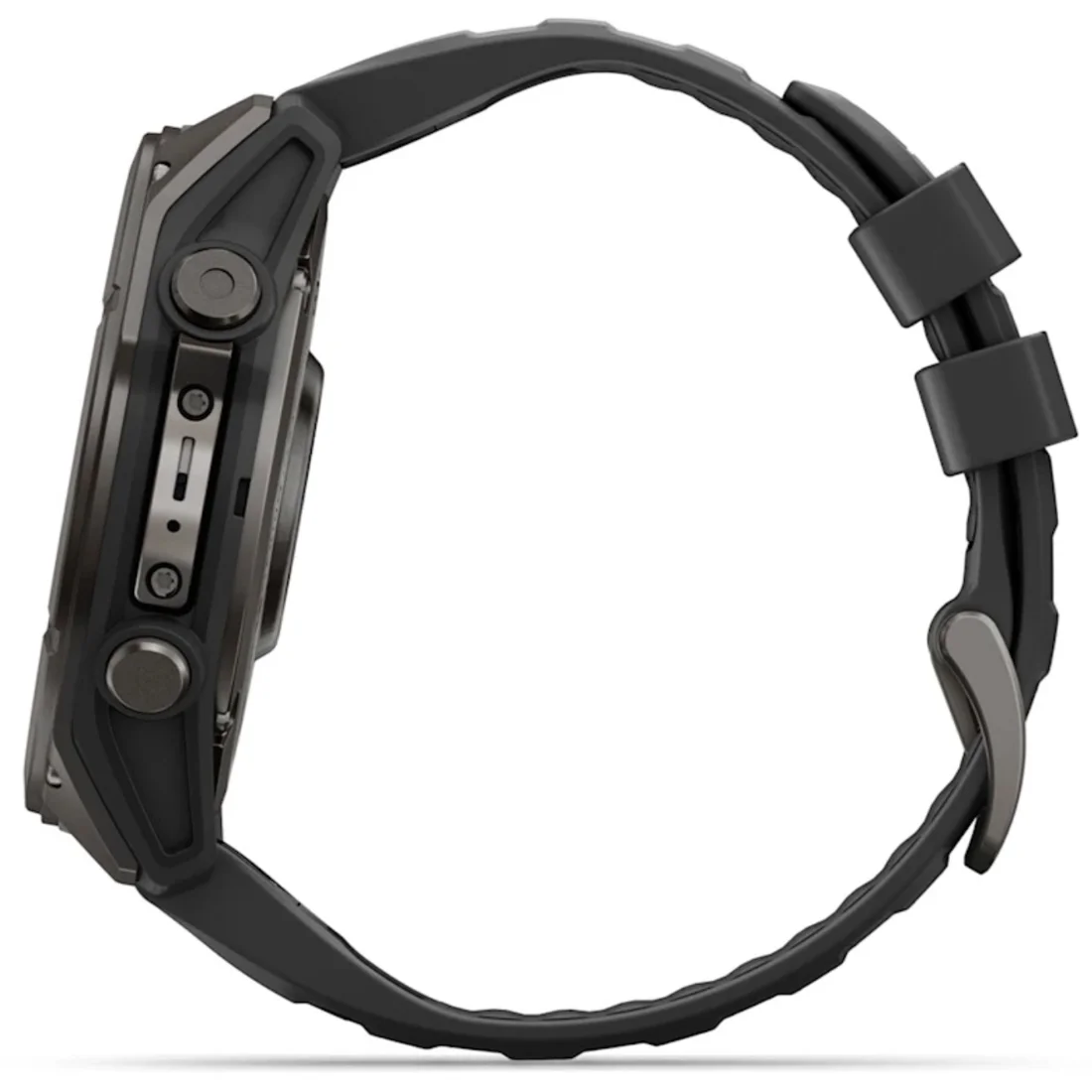 Умные часы Garmin fenix 9 - 51 mm Carbon Gray DLC Titanium with Black/Pebble Grey Silicone Band (010-04763-11)