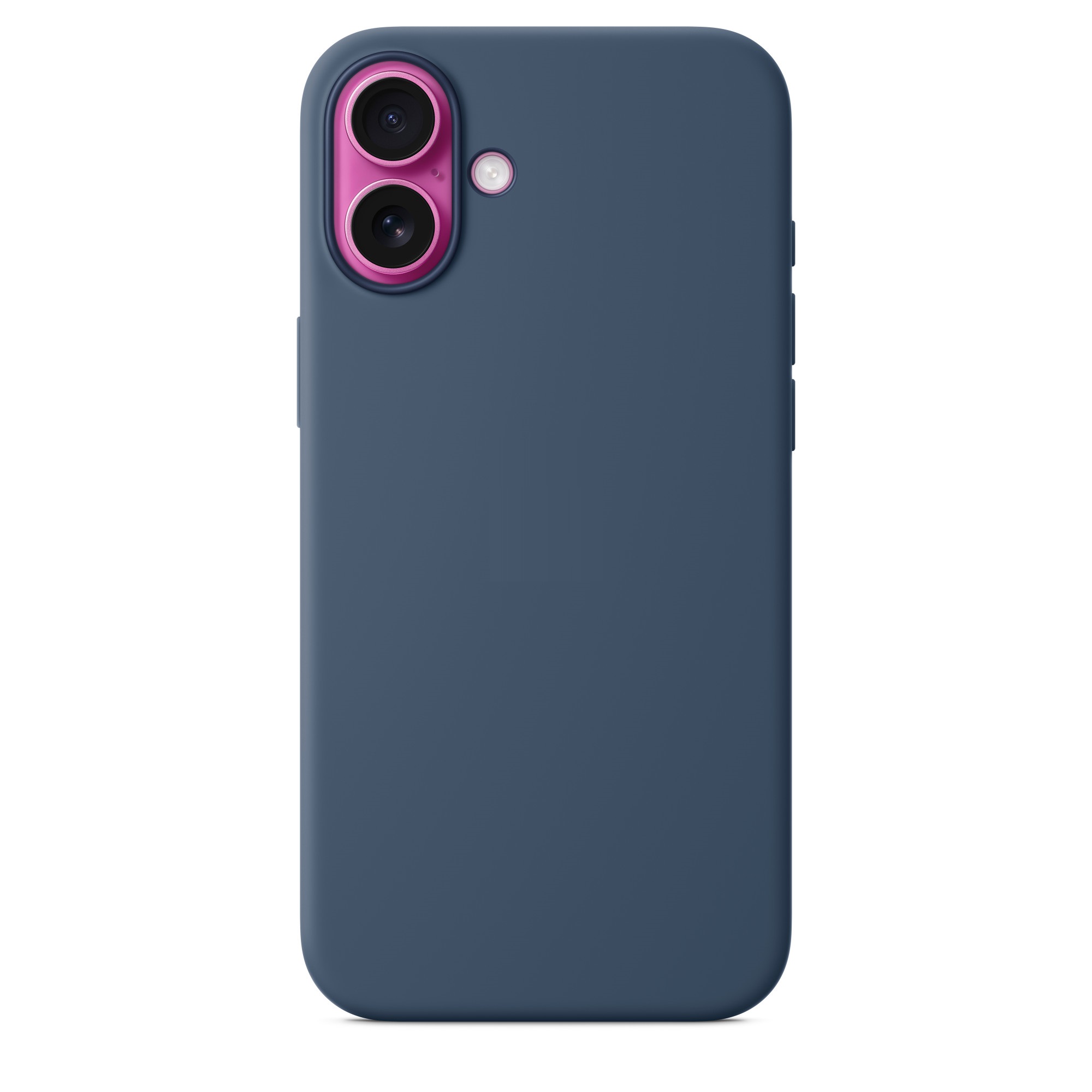 Силиконовый чехол Naturally Silicone Case with MagSafe Denim для iPhone 16 Plus