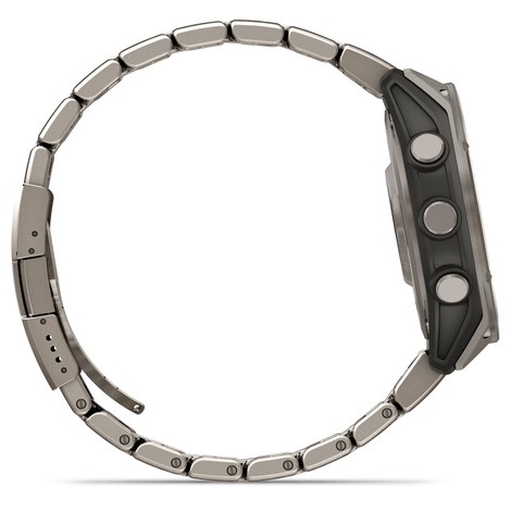Умные часы Garmin fenix 8 – 47 mm AMOLED Sapphire bare titanium, graphite with a titanium band (010-02904-40)