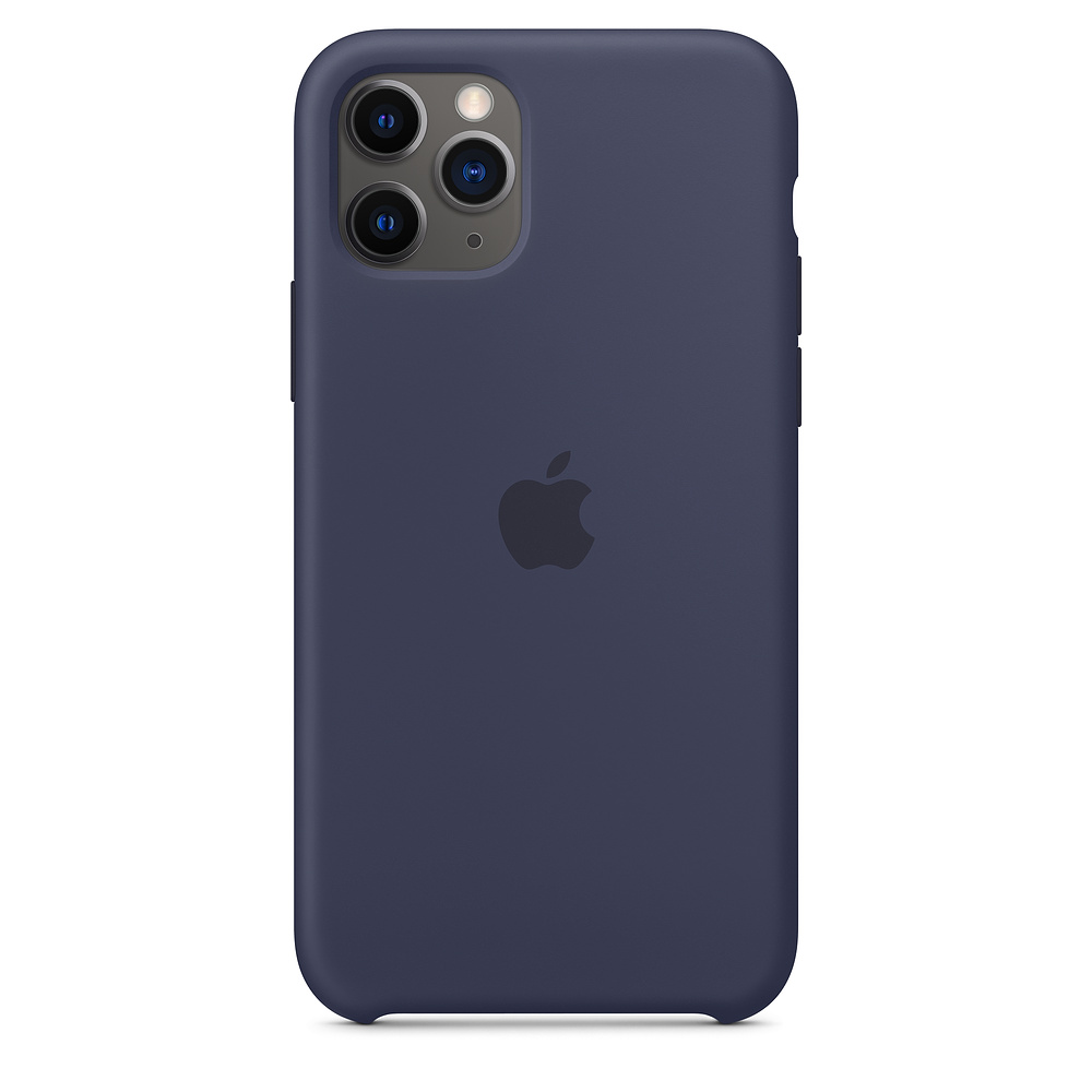 Силиконовый чехол Apple iPhone 11 Pro Silicone Case - Midnight Blue (MWYJ2ZM/A) для iPhone 11 Pro