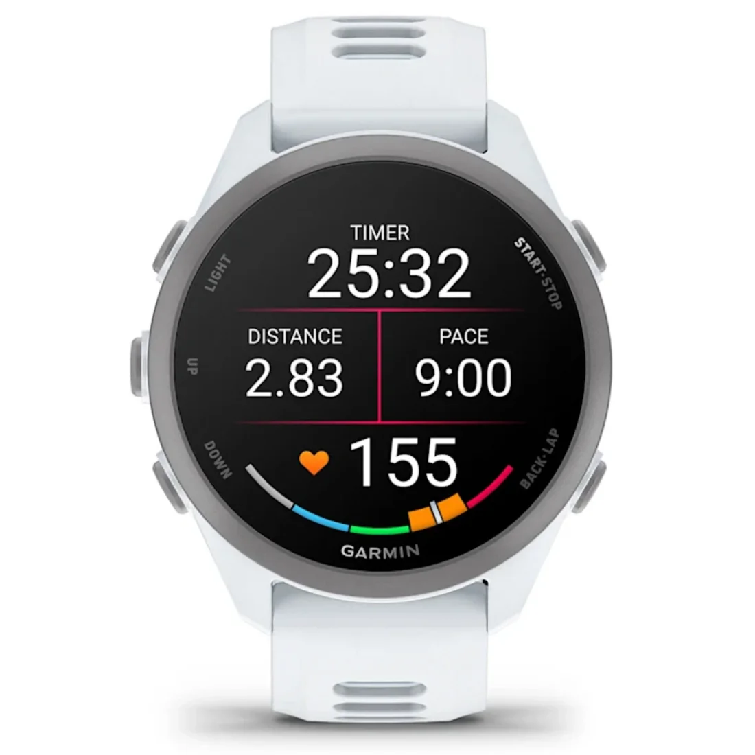 Умные часы Garmin Forerunner 170 Whitestone with Whitestone/Cloud Blue Band (010-03920-01)