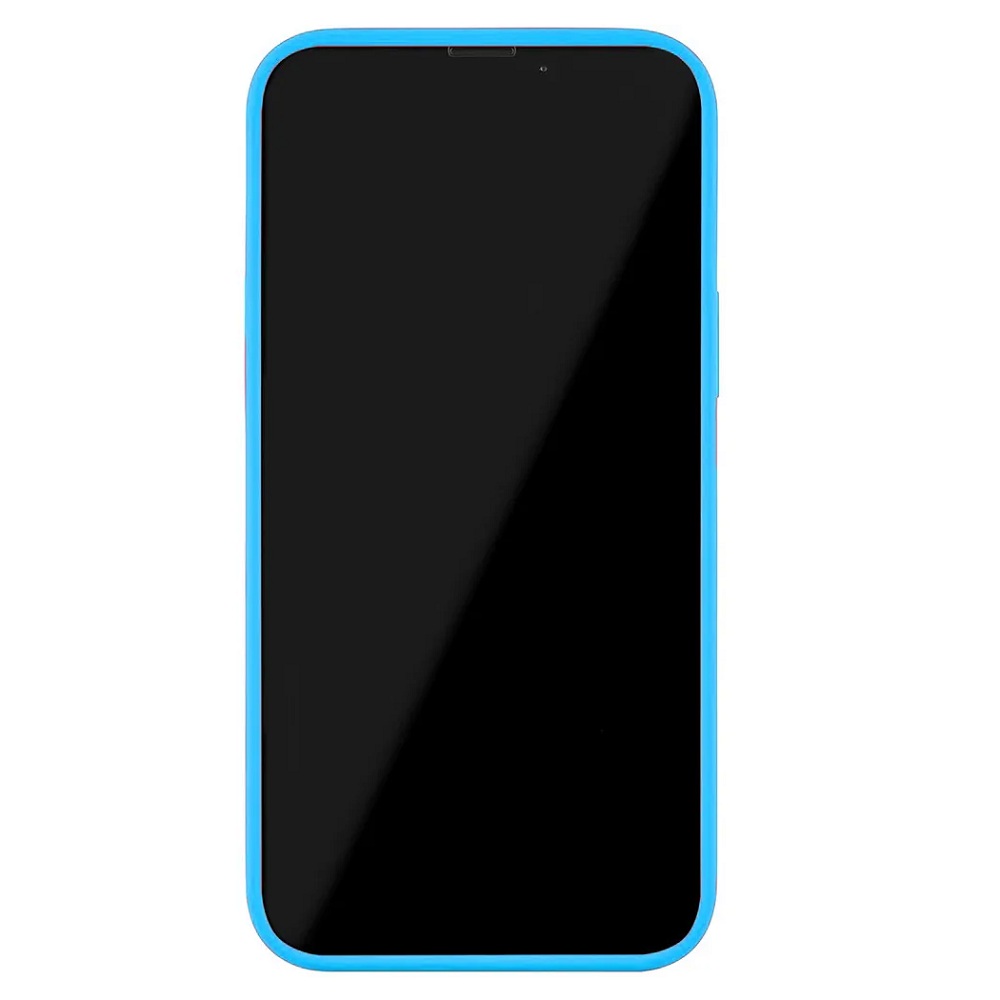 Силиконовый чехол Naturally Silicone Case Blue для iPhone 13