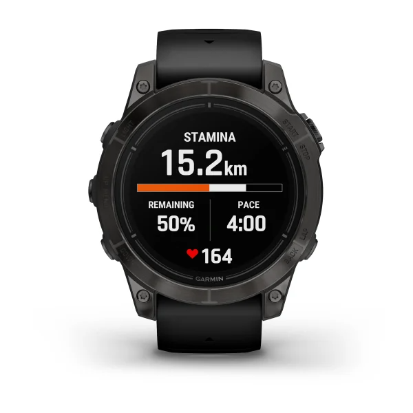 Умные часы Garmin epix Pro (Gen 2) – Standard Edition - 47 mm Slate Grey with Black Band (010-02803-01)