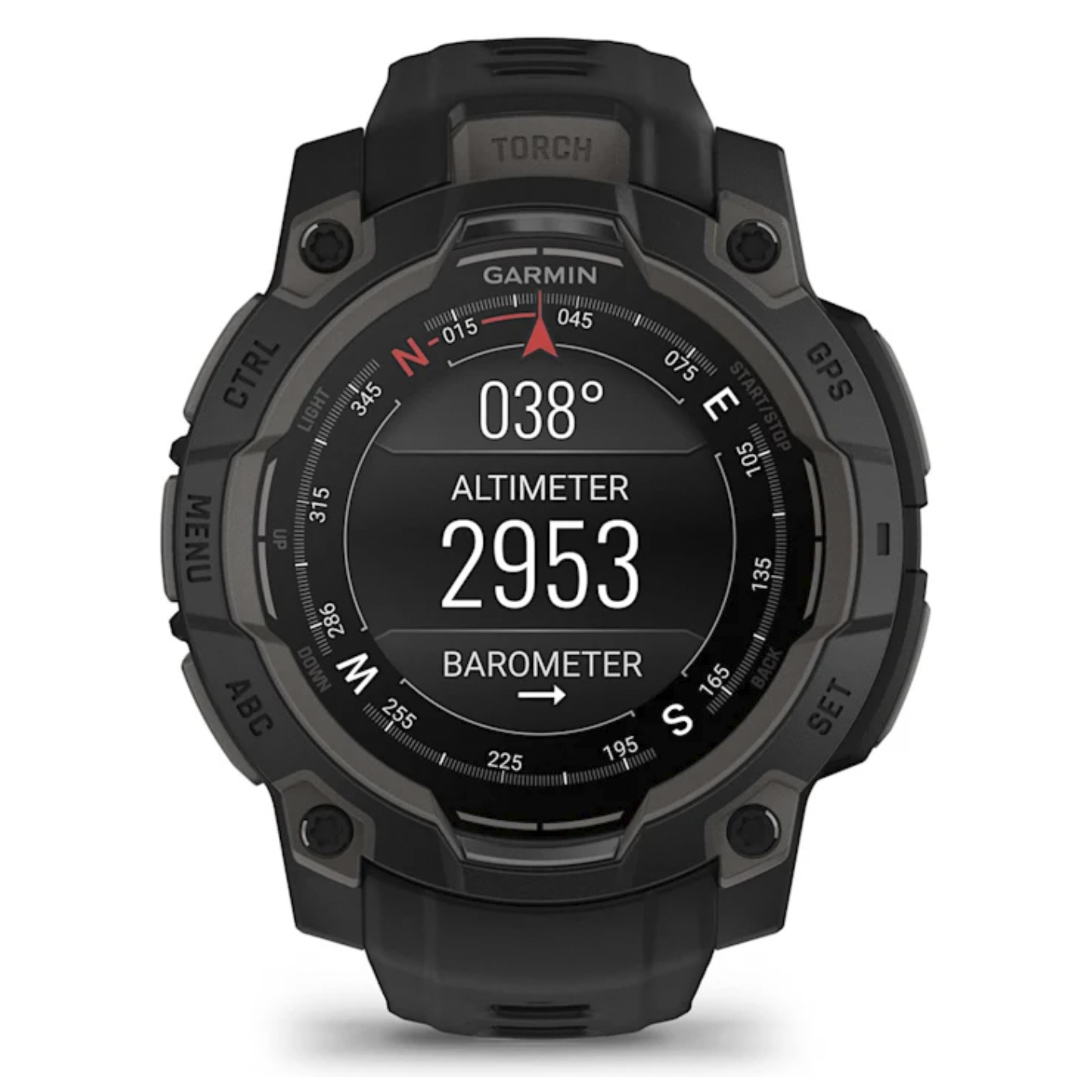 Умные часы Garmin Instinct 3 – 45 mm, AMOLED Black with black band (010-02936-00)