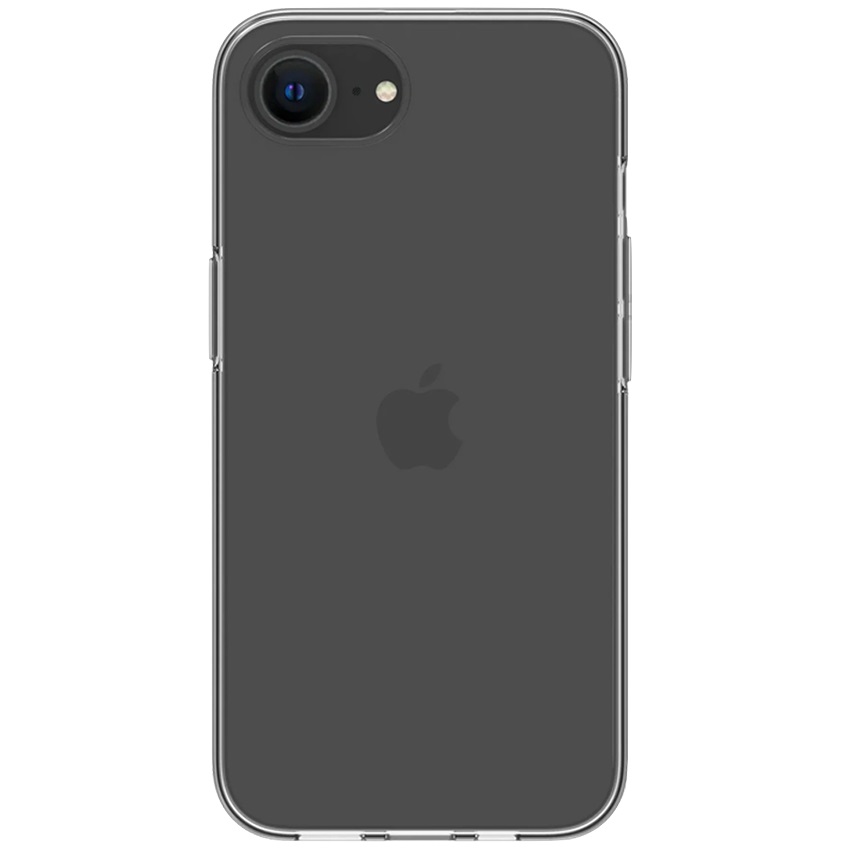 Силиконовый чехол прозрачный для iPhone 16