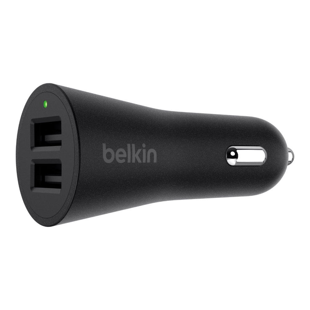 Автомобильное зарядное устройство Belkin BoostUp 2-Port Car Charger (F8J221bt04-BLK) Black