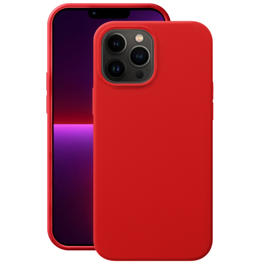Чехол Deppa Case Liquid Silicone Pro Red (88103) для Apple iPhone 13 Pro