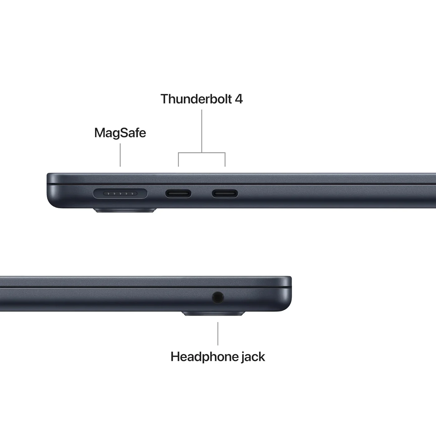 Ноутбук Apple MacBook Air 13 2026 M5 (13.6/2560x1664/24GB/512GB SSD/Apple graphics 10-core) Midnight (Z1L60001D8)