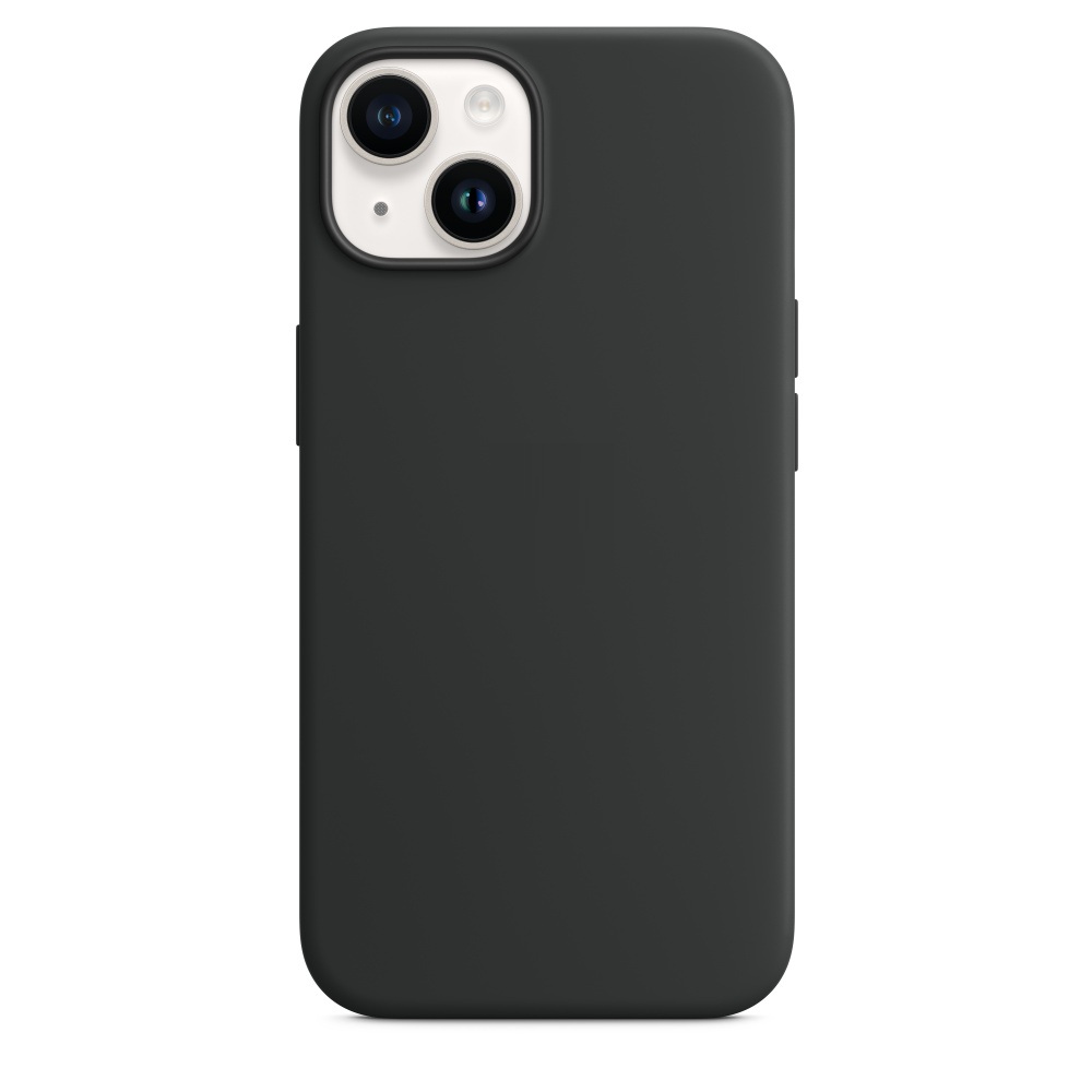 Силиконовый чехол Naturally Silicone Case with MagSafe Midnight для iPhone 14
