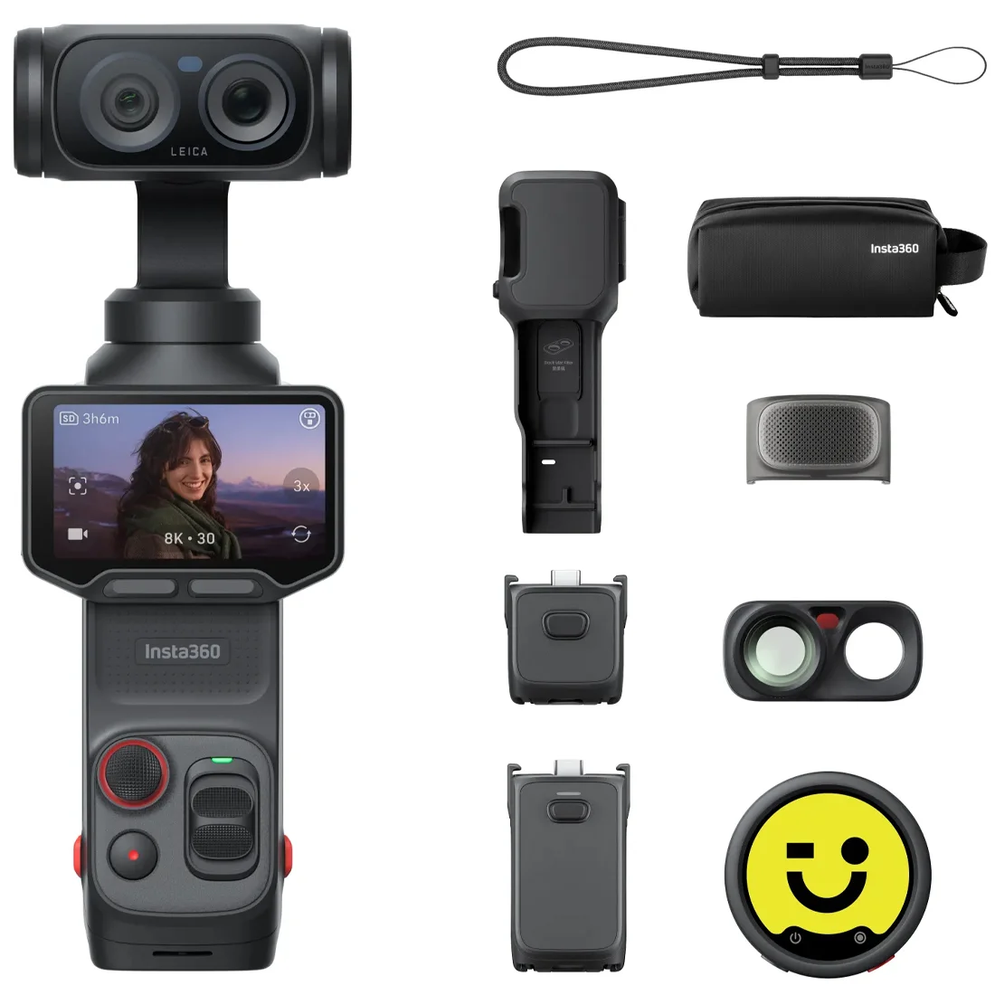 Экшн-камера Insta360 Luna Ultra Creator Bundle Cosmic Black