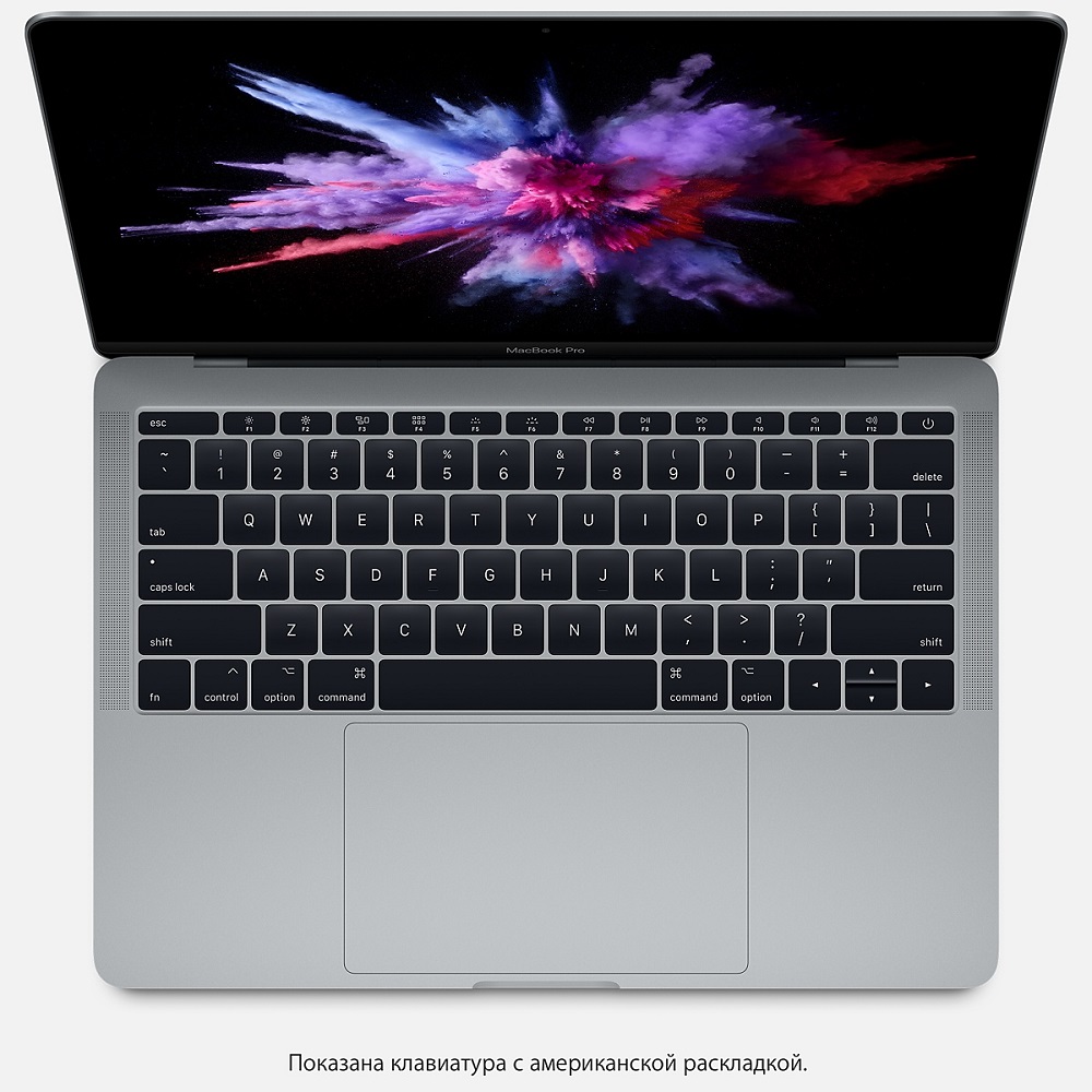 Ноутбук Apple MacBook Pro 13 with Retina display Mid 2017 Space Gray (MPXT2RU/A) (Intel Core i5 2300 MHz/13.3/2560x1600/8Gb/256Gb SSD/DVD нет/Intel Iris Plus Graphics 640/Wi-Fi/Bluetooth/MacOS X)
