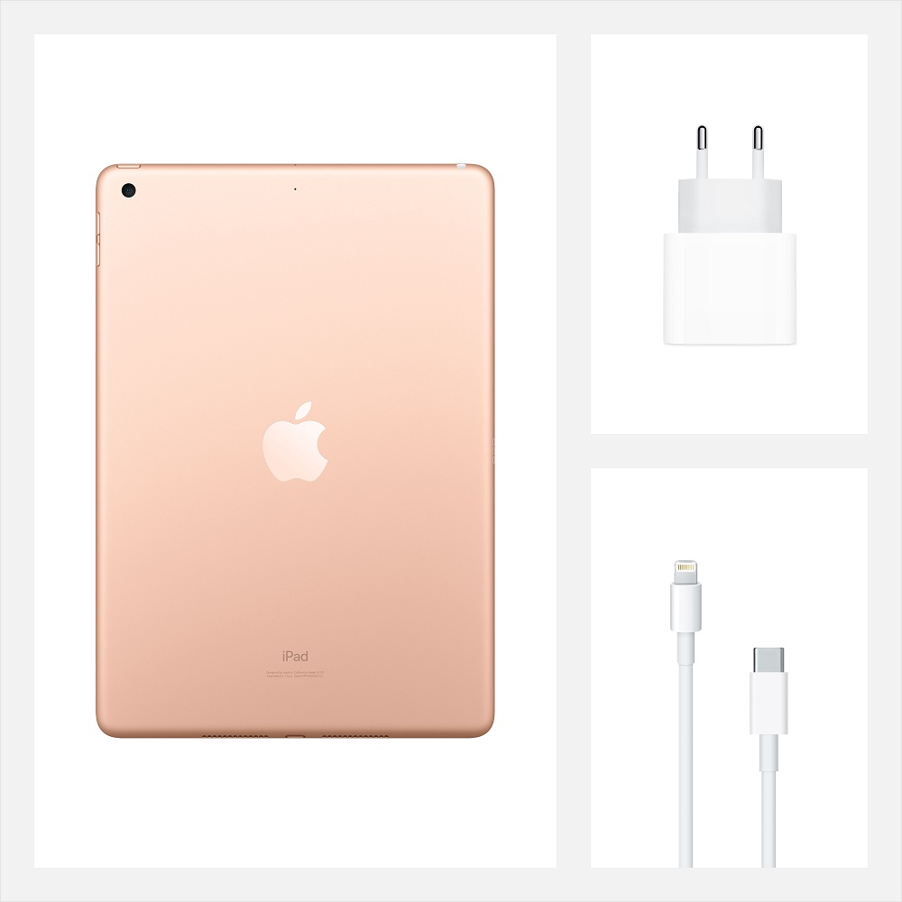 Планшет Apple iPad (2020) 32Gb Wi-Fi Gold (MYLC2RU/A)