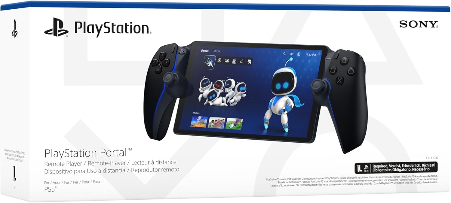 Портативная консоль-контроллер для дистанционной игры Sony PlayStation Portal Remote Player Midnight Black (CFIJ-18001)