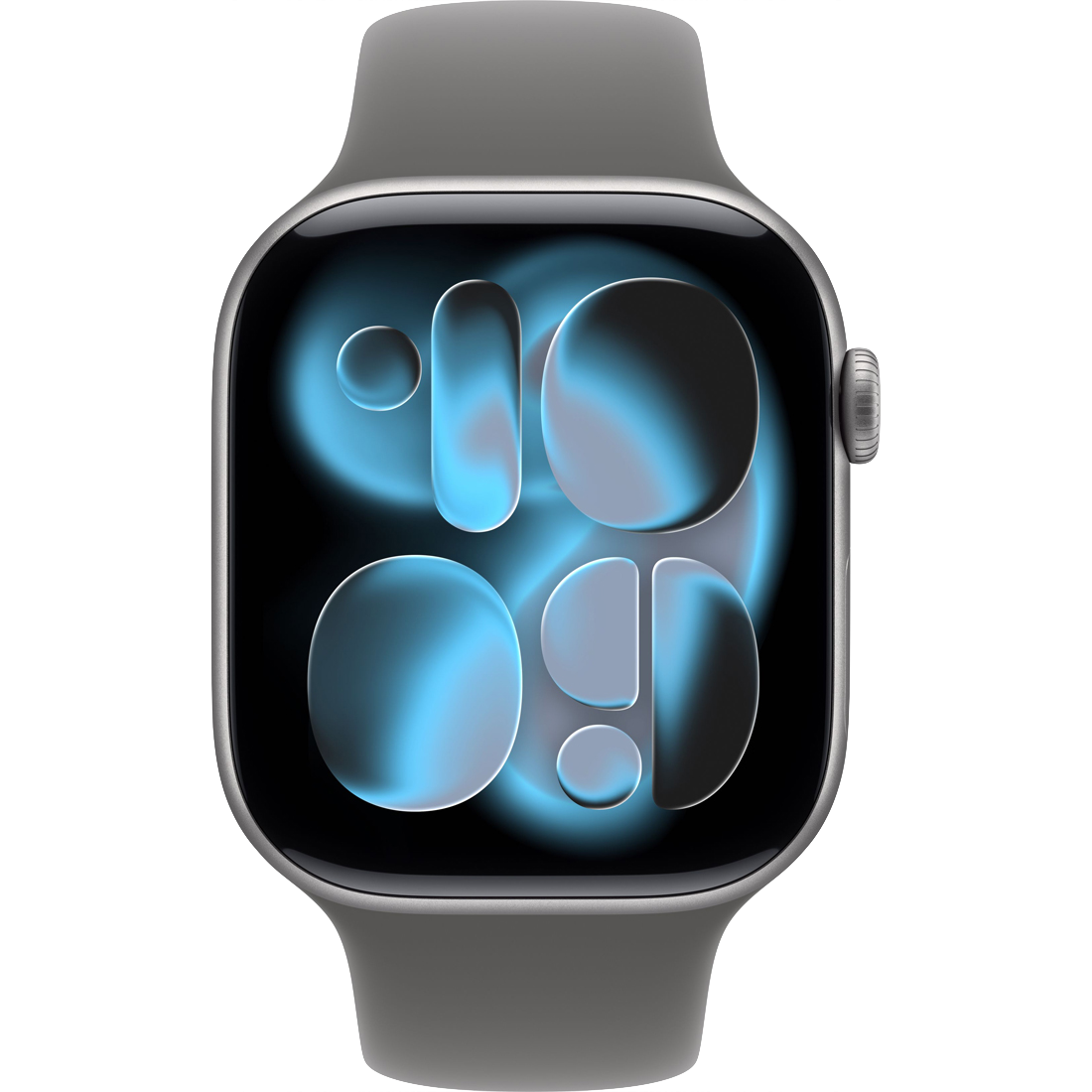 Умные часы Apple Watch Series 11 GPS, 46mm Space Gray Aluminum Case with Stone Gray Sport Band - M/L