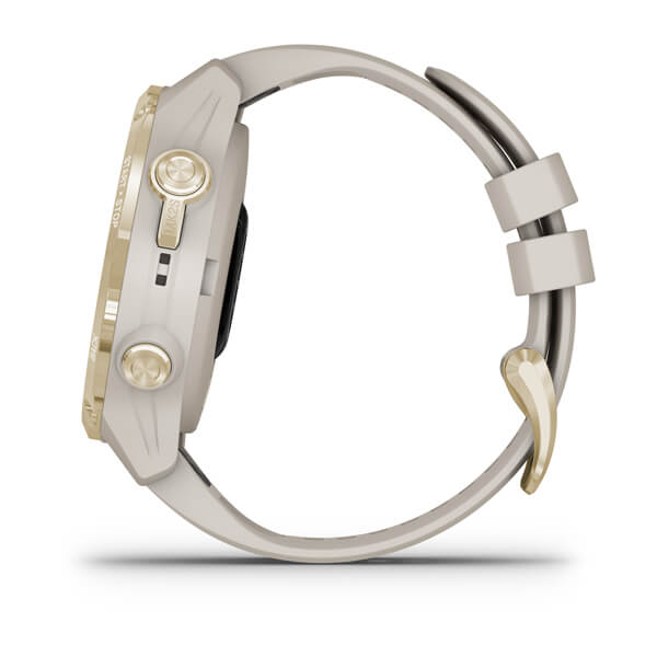Умные часы Garmin Descent Mk2S Light Gold with Light Sand Silicone Band (010-02403-01)