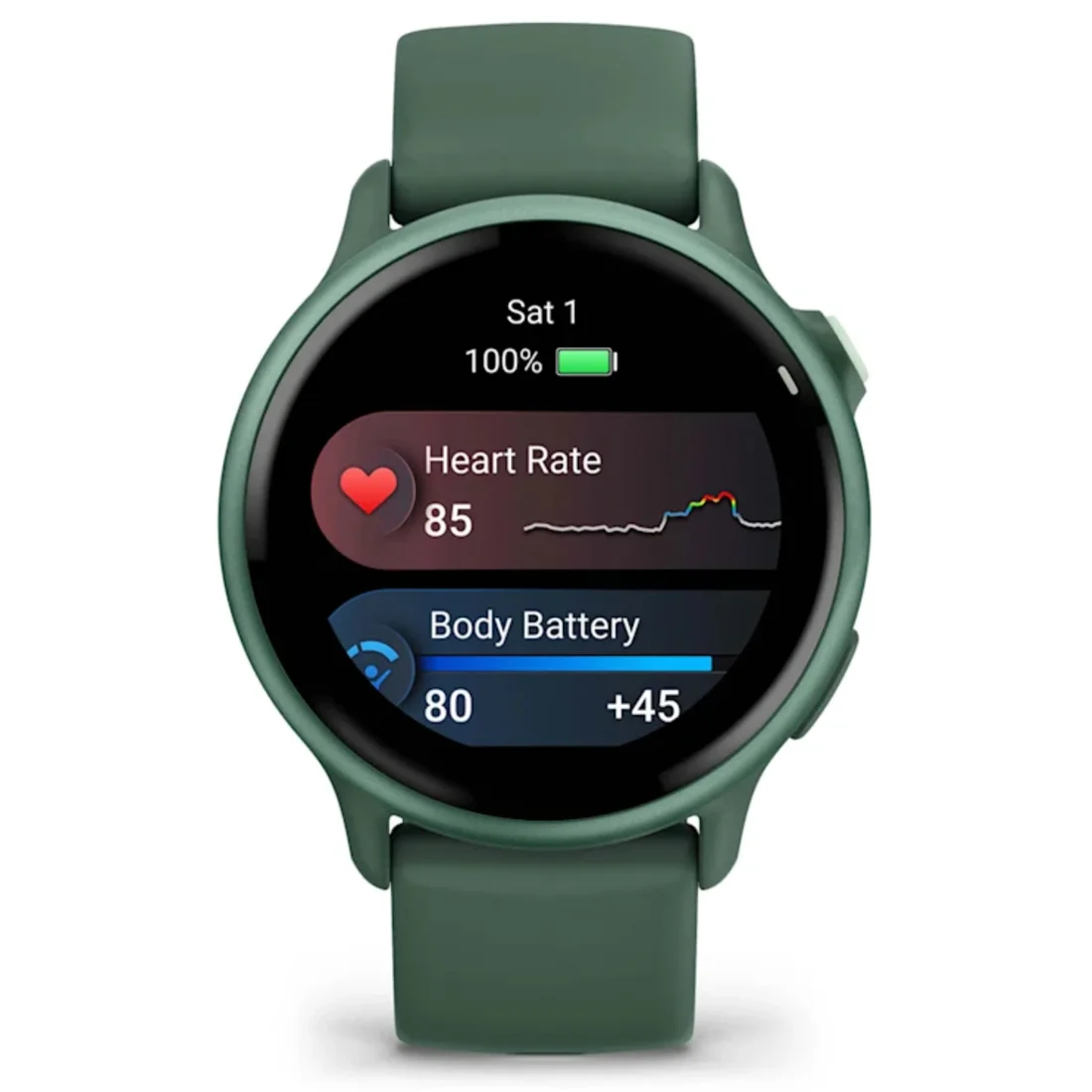 Умные часы Garmin vivoactive 6 Metallic Jasper Green with Jasper Green Band (010-02985-02)