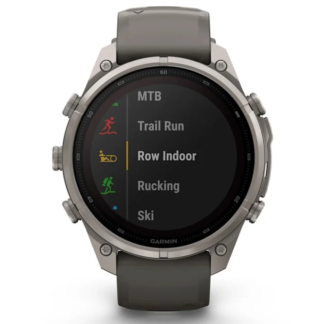 Умные часы Garmin fenix 9 Pro - 47 mm inReach Solar Titanium with Pebble Grey Silicone Band (010-04338-01)